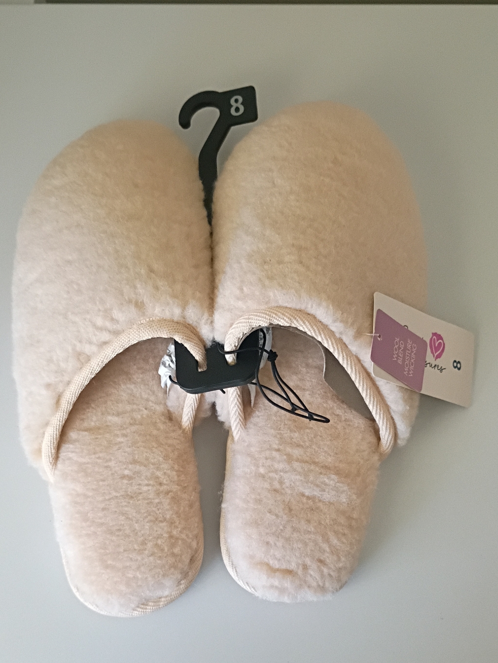 Secret Treasures Women's Fluffy Scuff Snug Slippers NOS